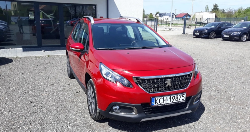 Peugeot 2008 cena 44999 przebieg: 106000, rok produkcji 2017 z Sompolno małe 121